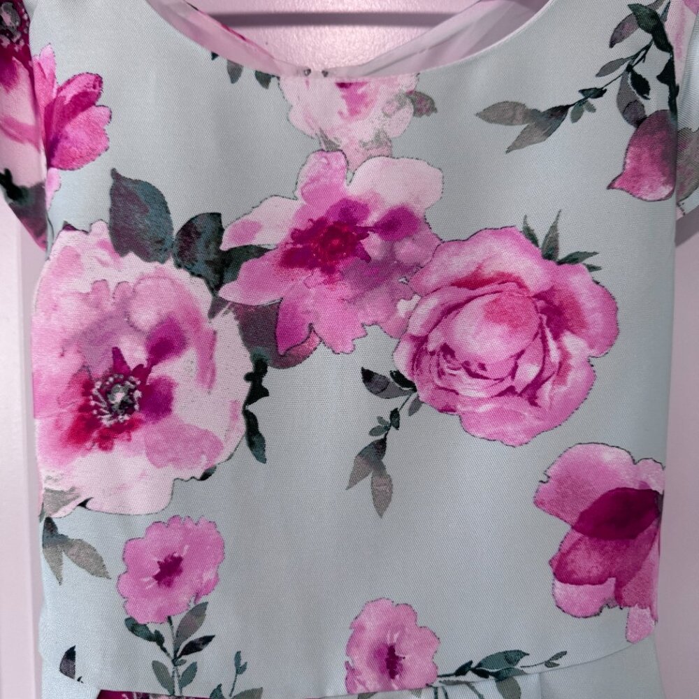 Bonnie Jean Floral print Summer dress, size 12 - Picture 6 of 11